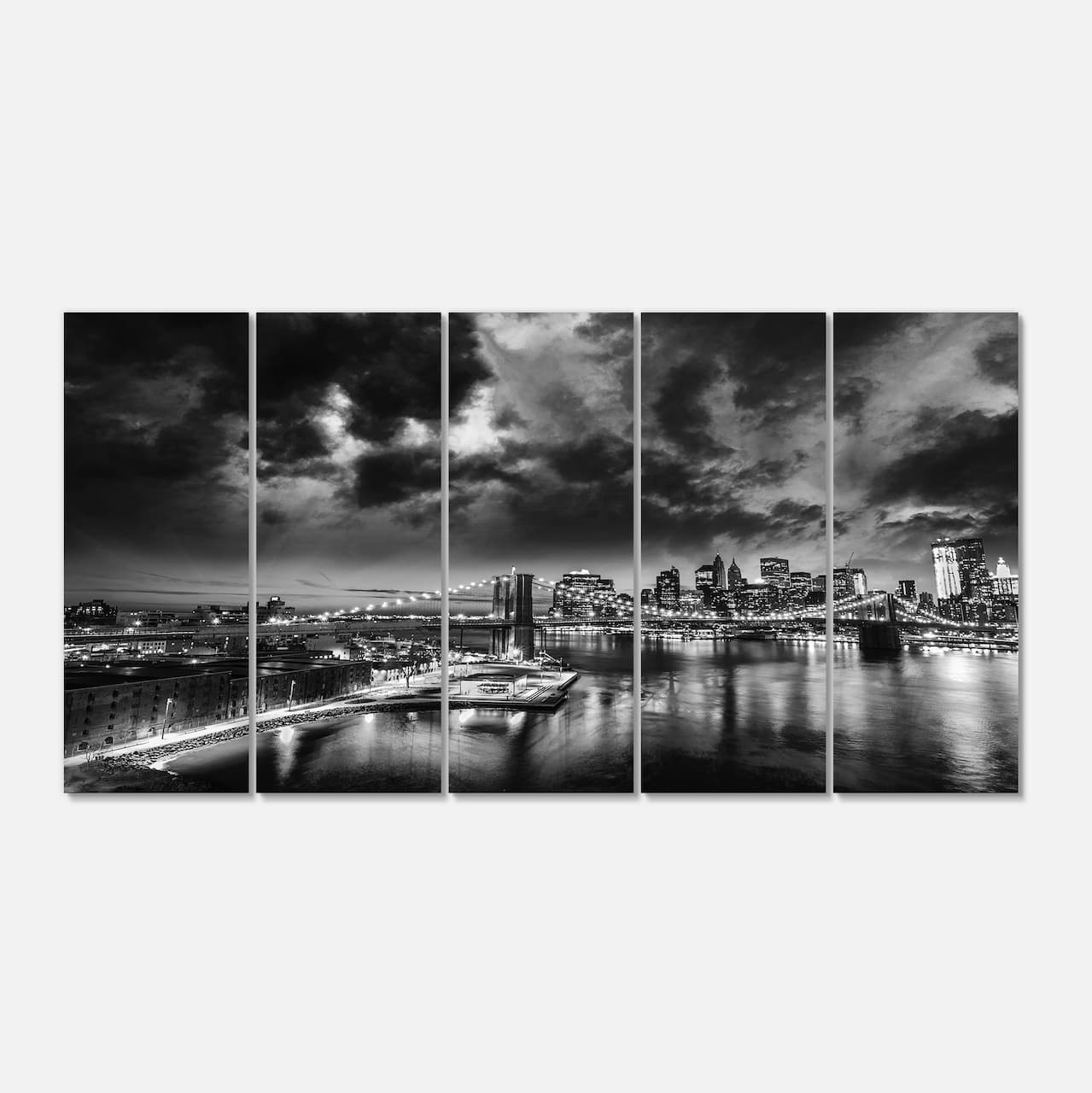 Designart - Amazing Night in New York City - Cityscape Canvas Print